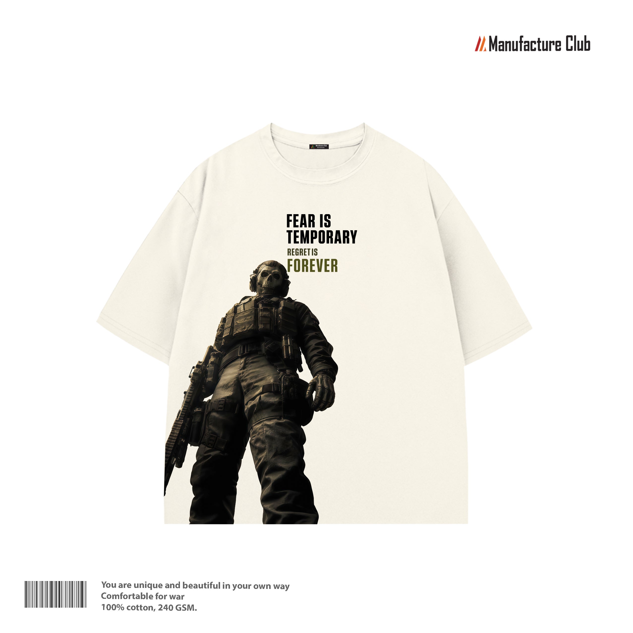 T-SHIRT / GHOST: FEAR IS TEMPORARY