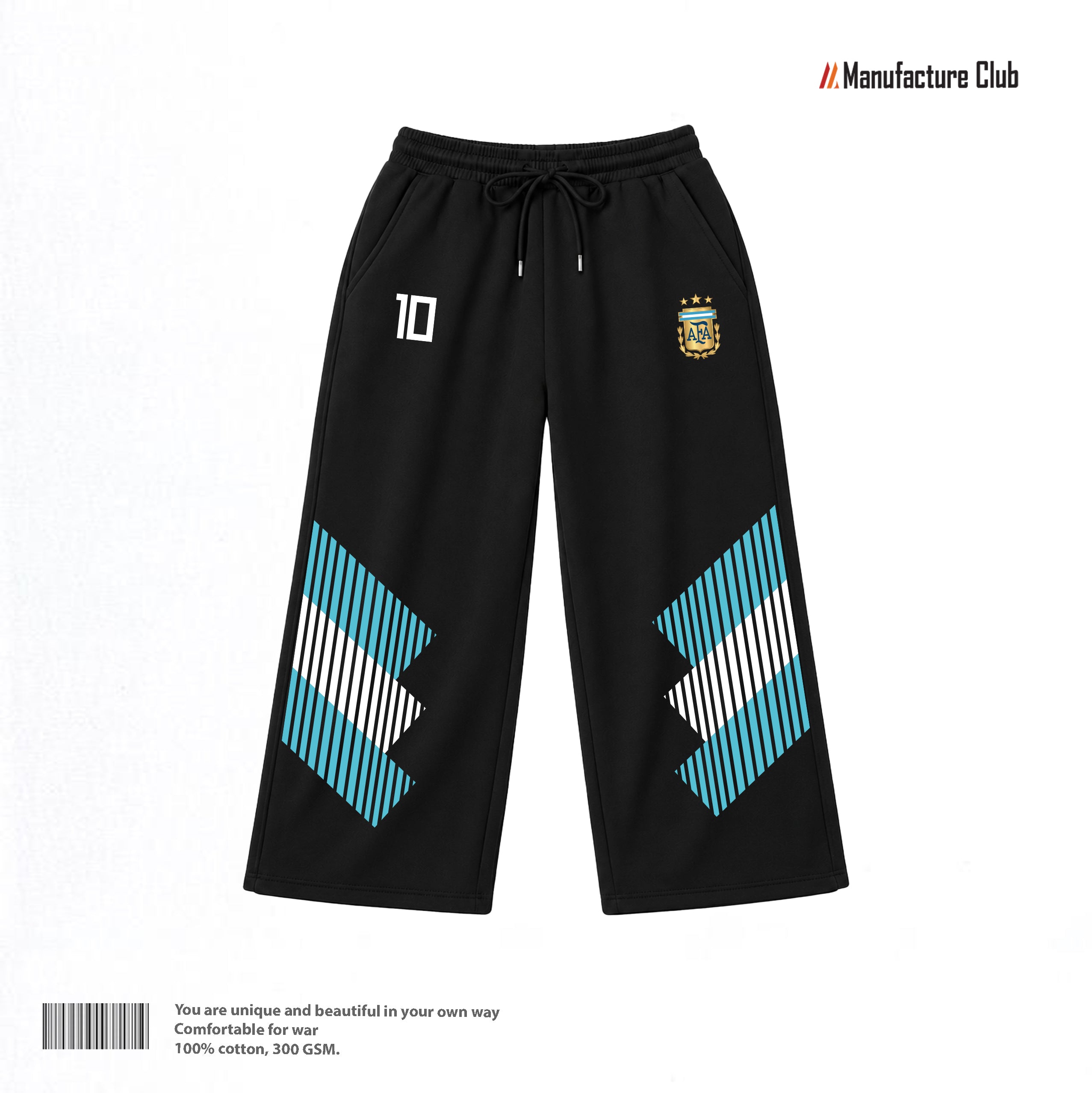 SWEATPANTS / ALBICELESTE RETRO STRIPES 10