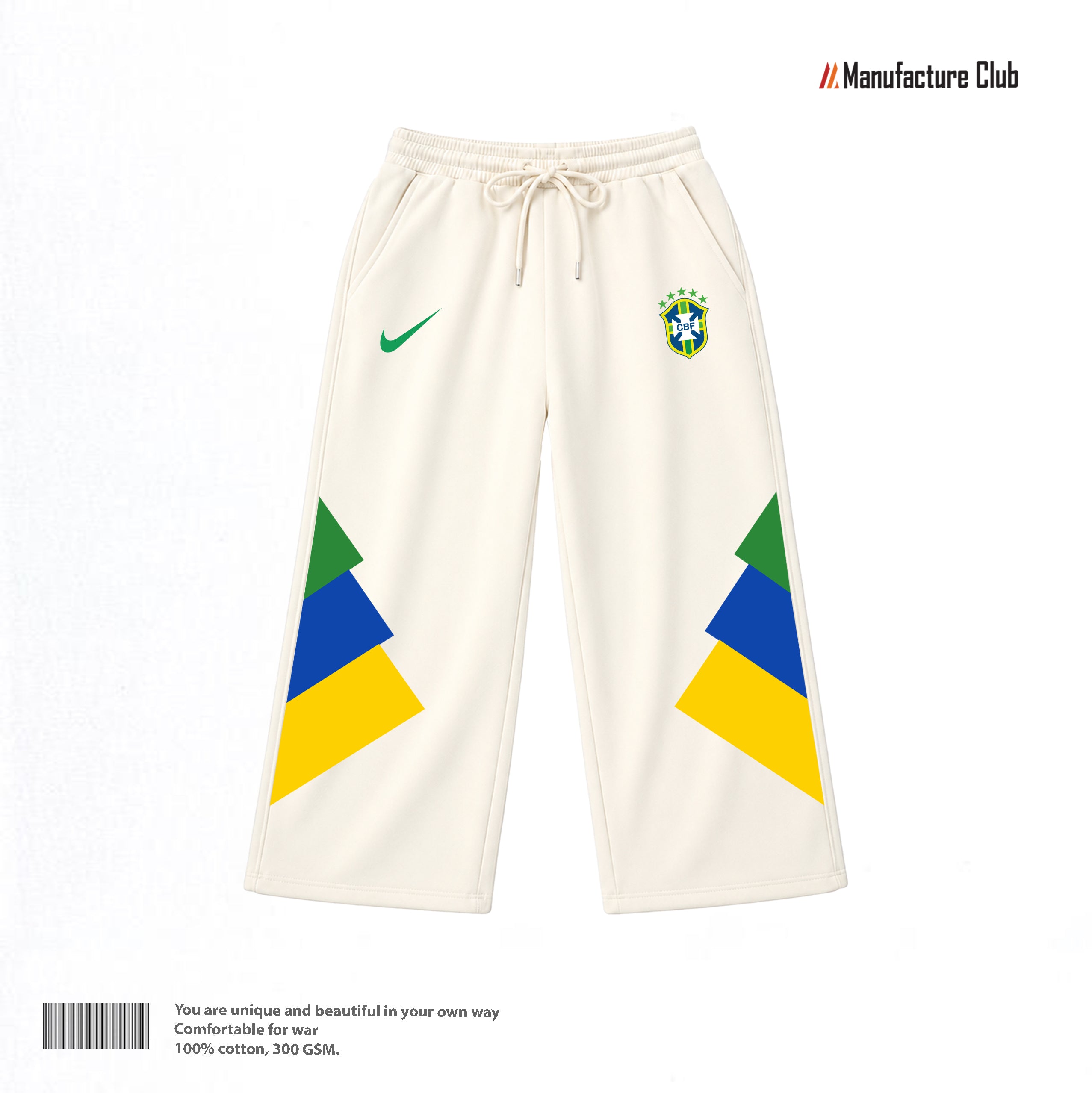 SWEATPANTS / BRASIL SELECAO: RETRO COLOR-BLOCK
