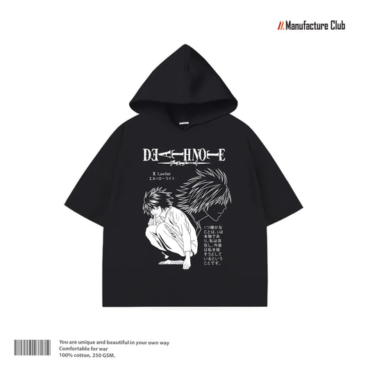 HALF HOODIE / DEATH NOTE L LAWLIET