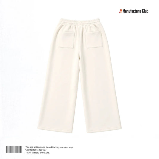 SWEATPANTS / ESSENTIAL WHITE