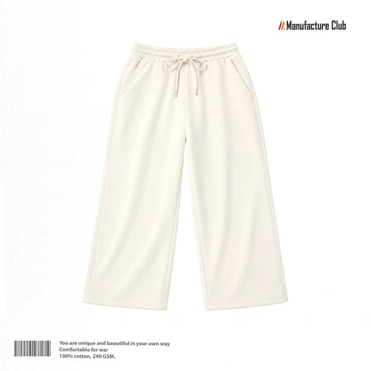 SWEATPANTS / ESSENTIAL WHITE