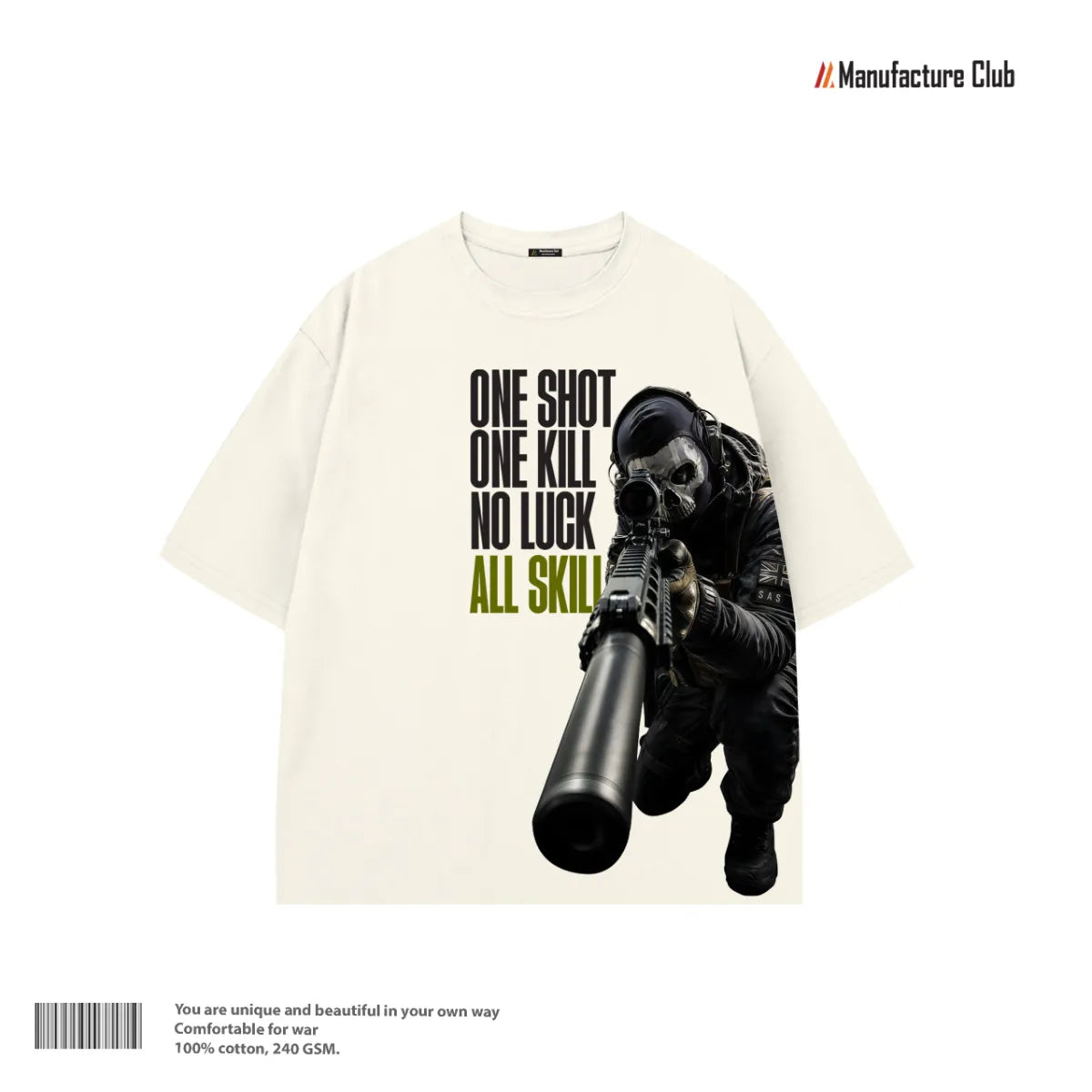 T-SHIRT / GHOST: ONE SHOT ONE KILL