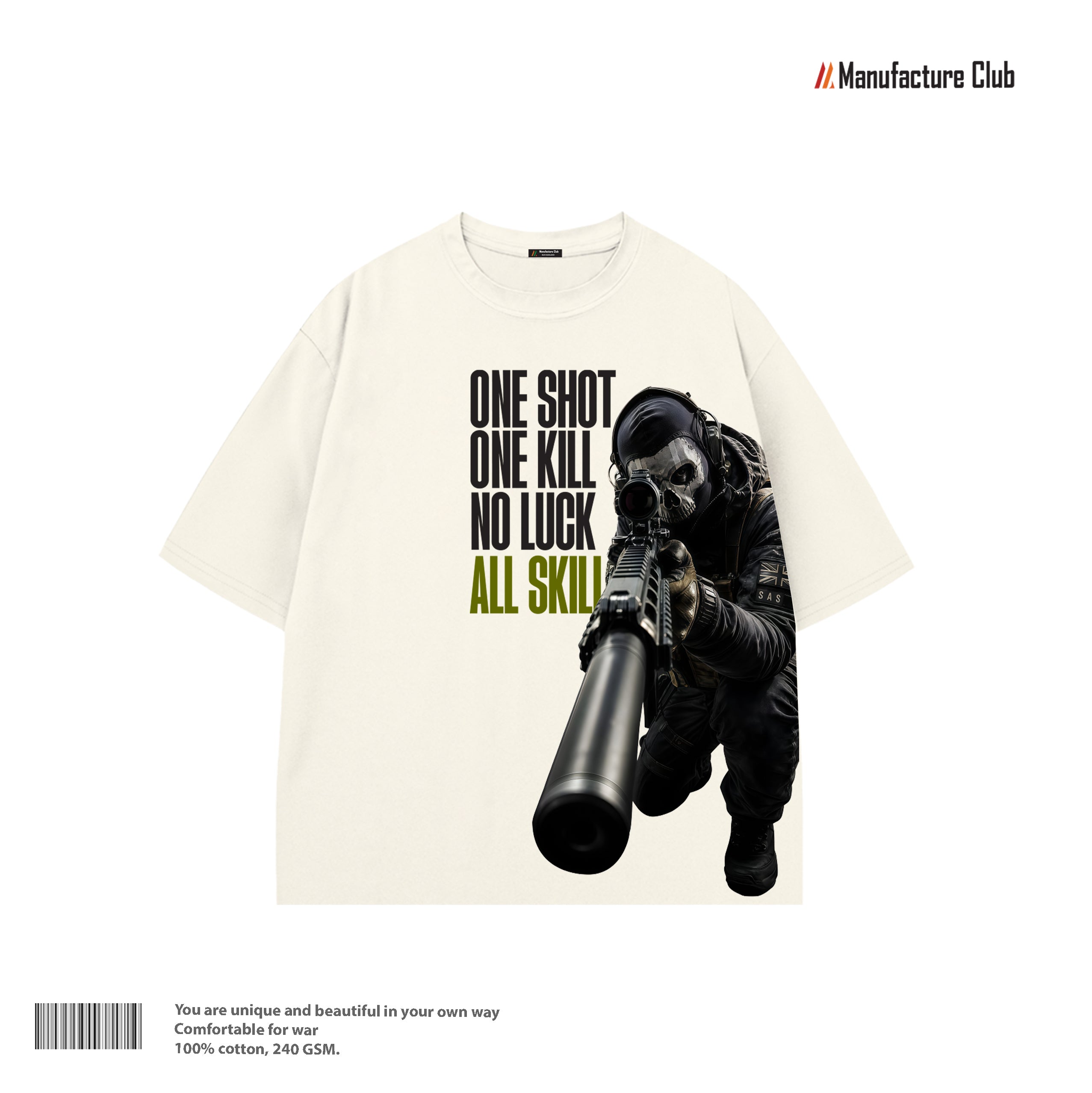T-SHIRT / GHOST: ONE SHOT ONE KILL