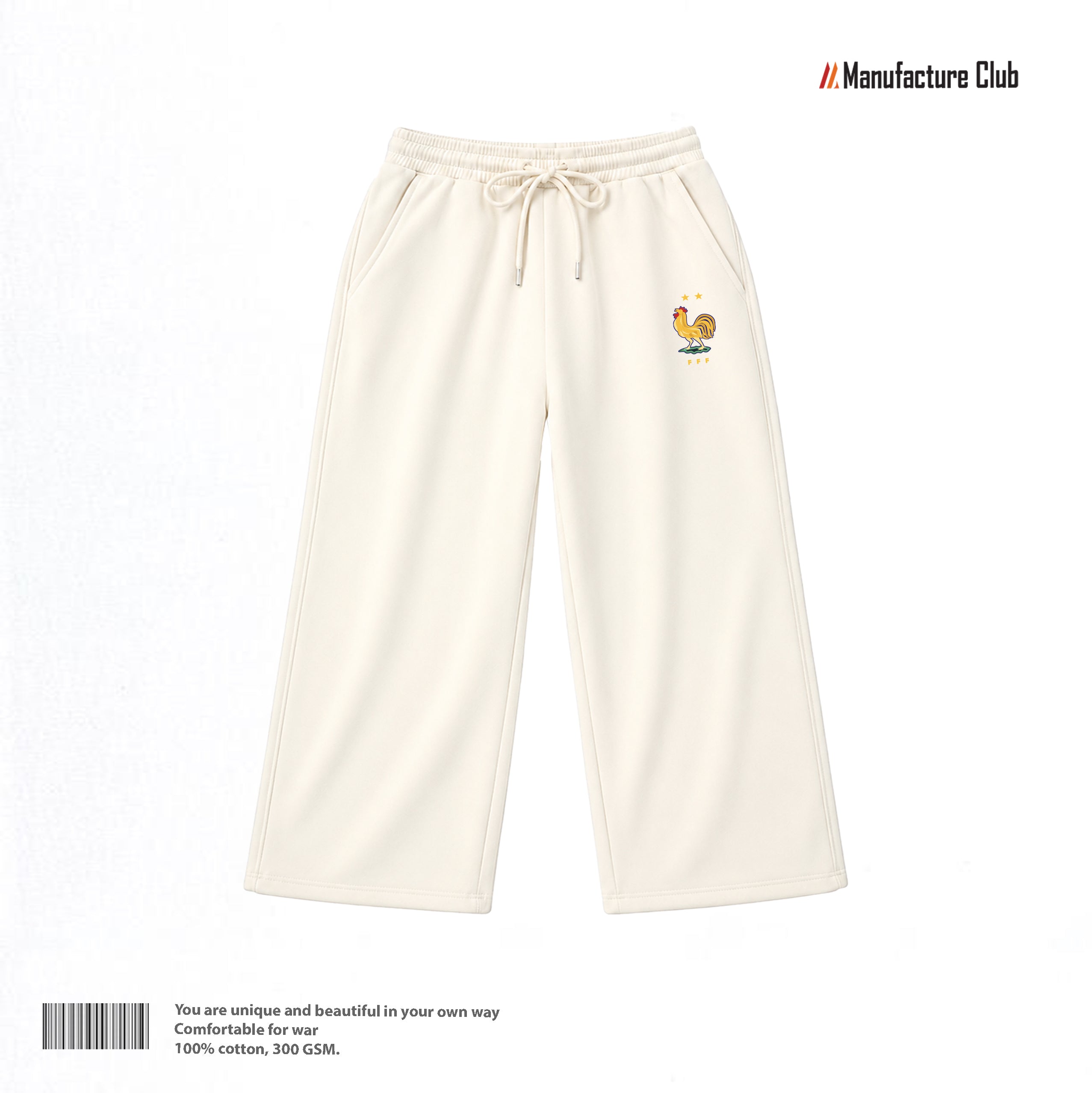 SWEATPANTS / FFF WHITE