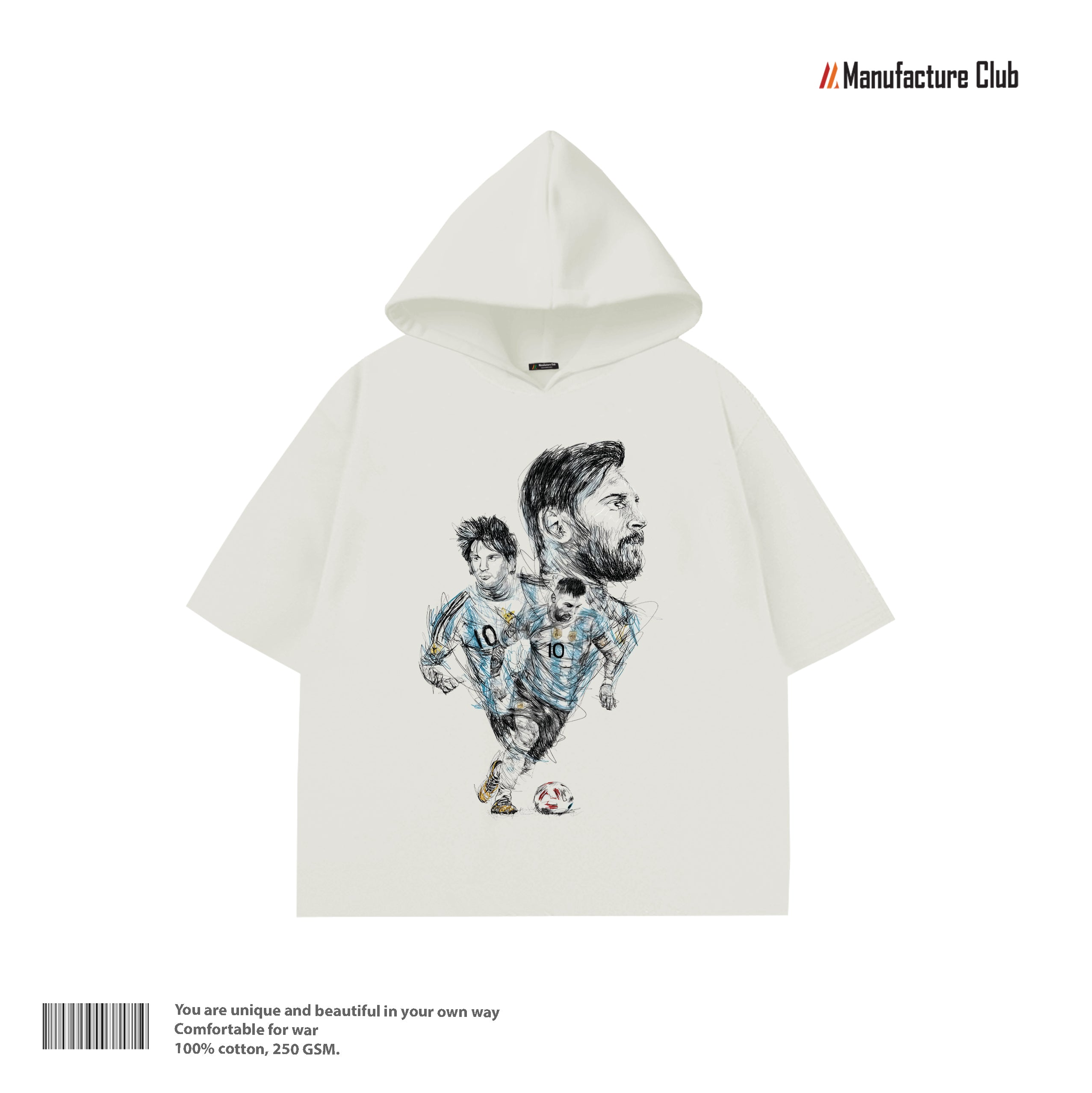 HALF HOODIE / MESSI FOOTBALL ROYALTY