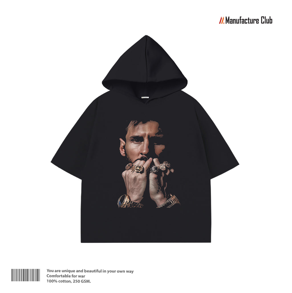 HALF HOODIE / MESSI GOAT RINGS SHADOW