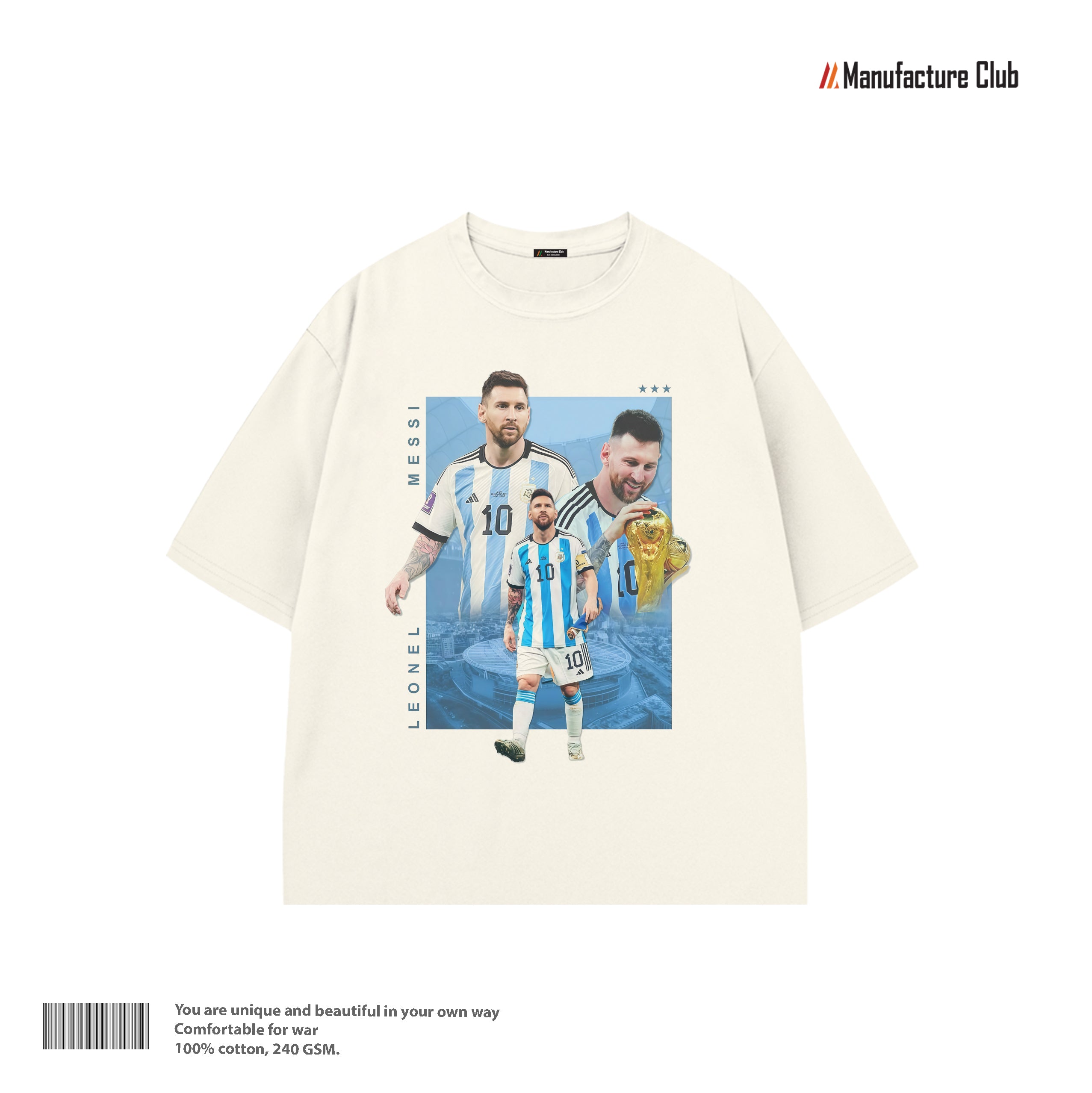 T-SHIRT / MESSI WORLD CUP STADIUM COLLAGE