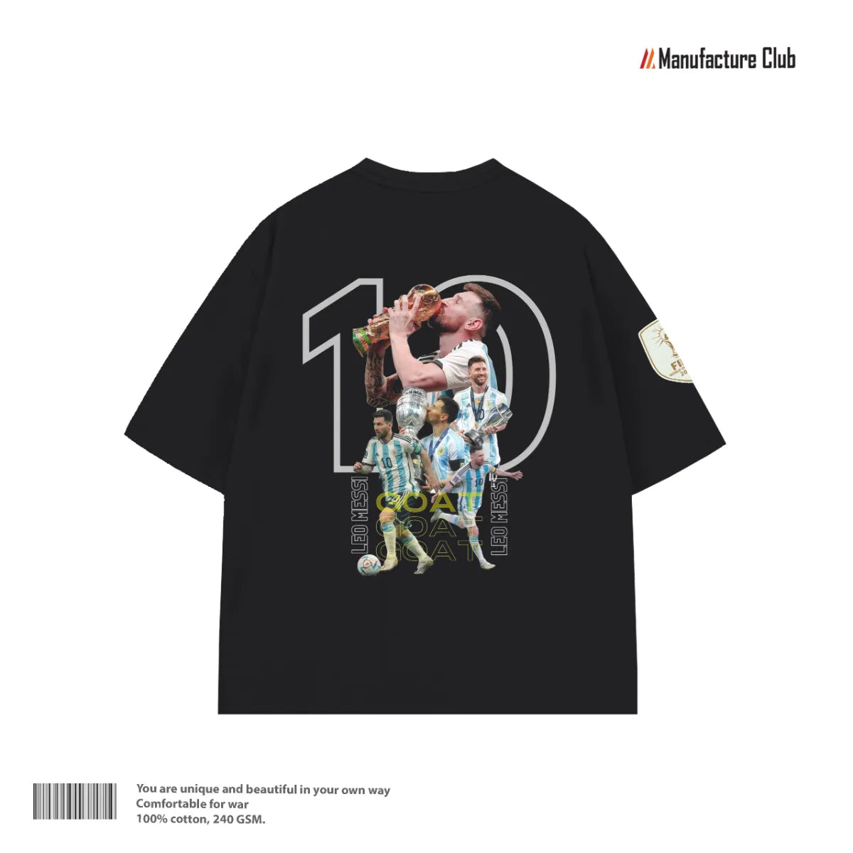 T-SHIRT / MESSI GOAT 10 VICTORY