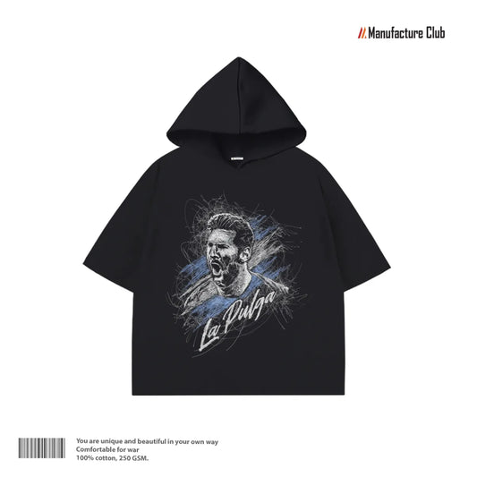 HALF HOODIE / MESSI LA PULGA SCRIBBLE