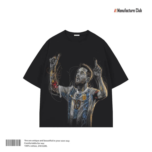 T-SHIRT / MESSI SKY CELEBRATION SCRIBBLE