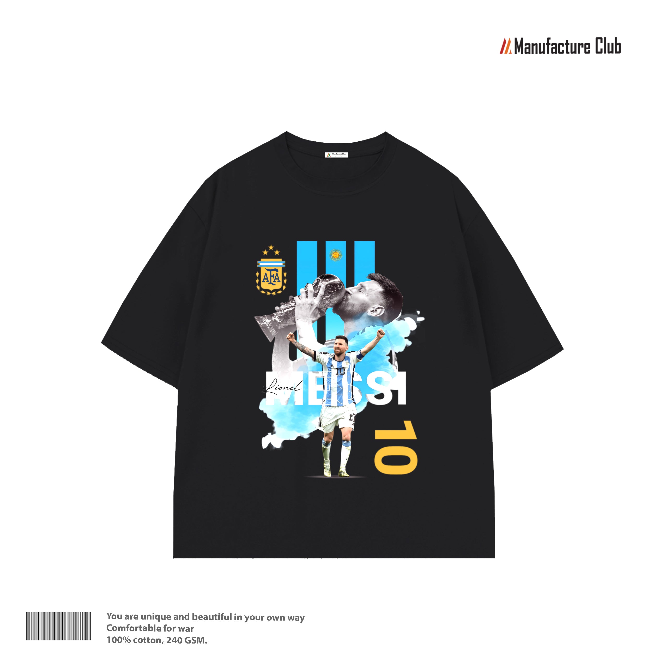T-SHIRT / MESSI THREE STARS GLORY