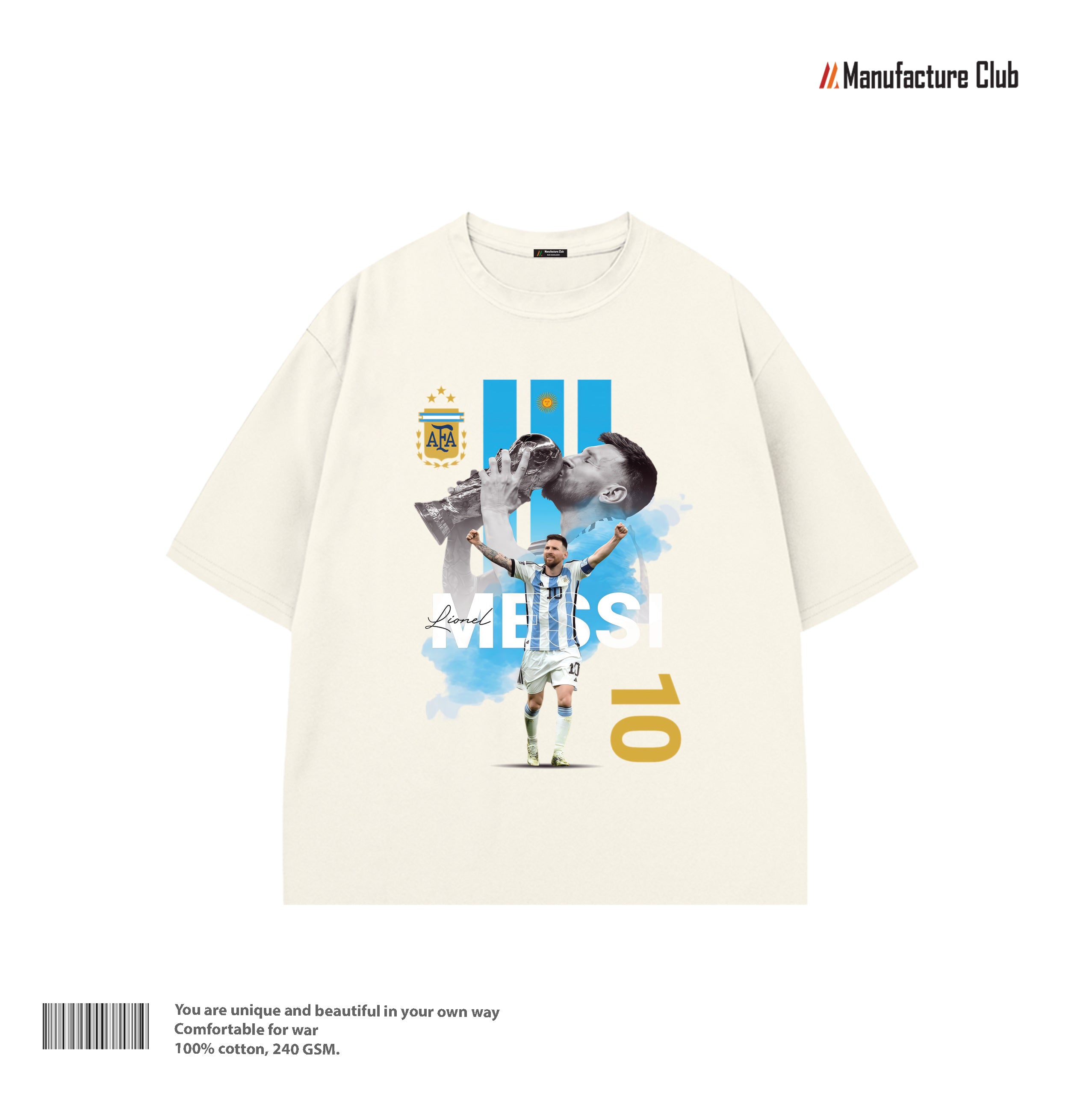 T-SHIRT / MESSI THREE STARS GLORY