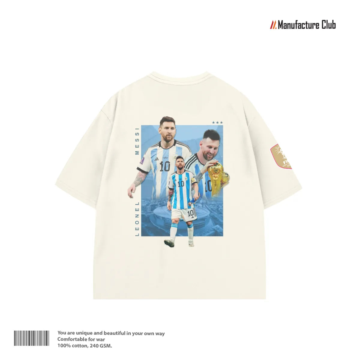 T-SHIRT / MESSI WORLD CUP GLORY COLLAGE