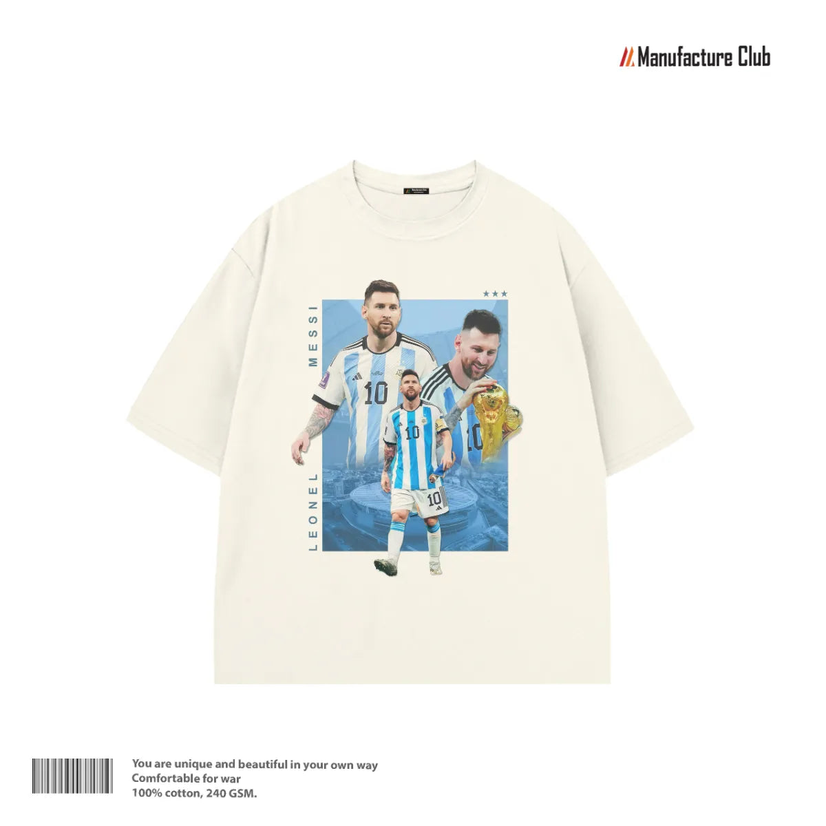 T-SHIRT / MESSI WORLD CUP STADIUM COLLAGE