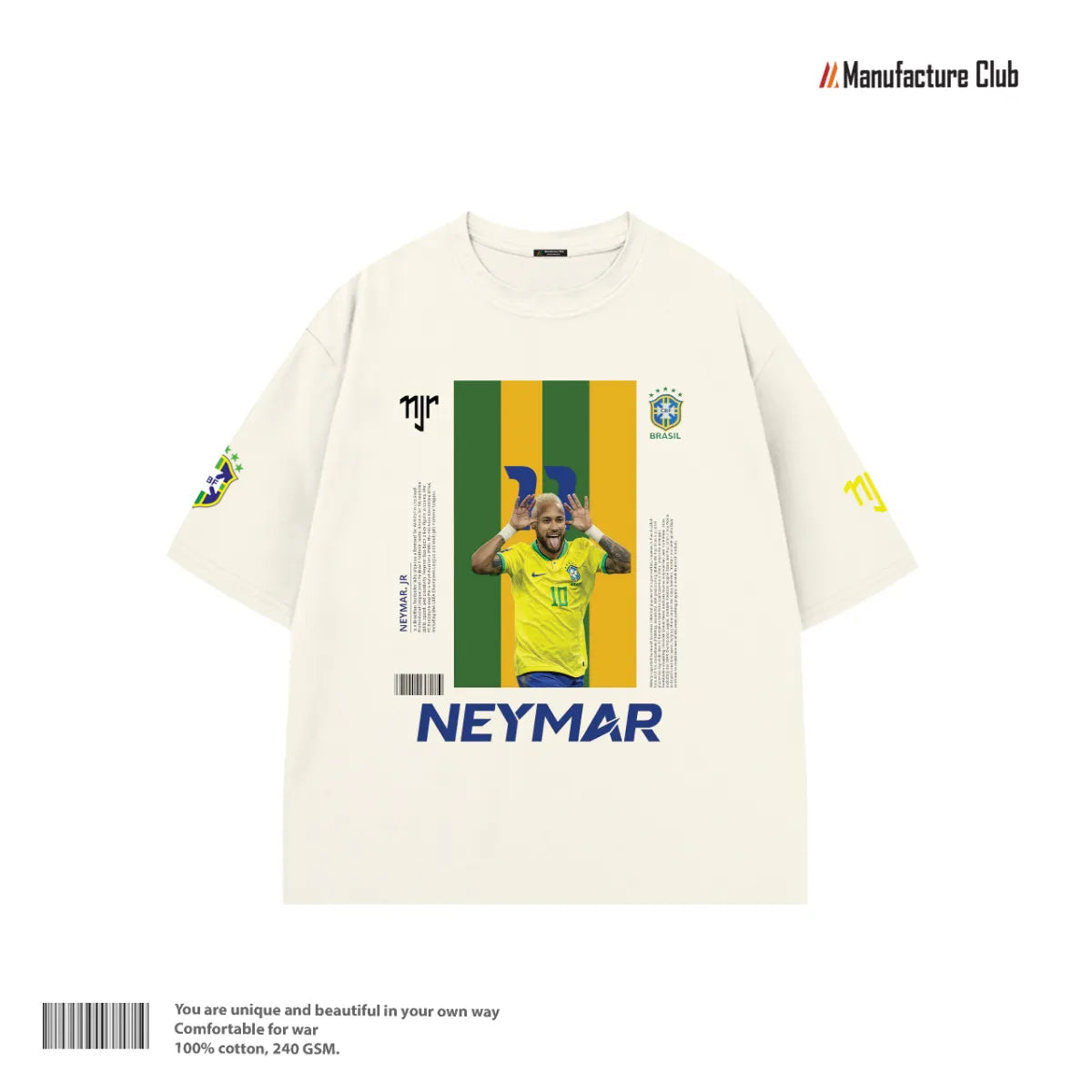 T-SHIRT / NEYMAR RETRO POSTER