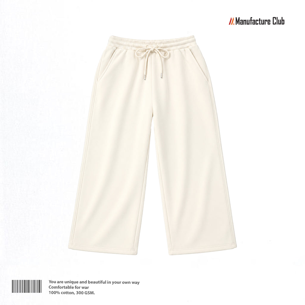 SWEATPANTS / ESSENTIAL WHITE