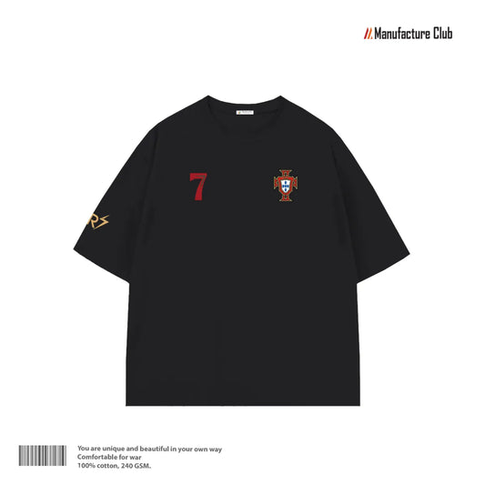 T-SHIRT / RONALDO 7 HERITAGE TYPOGRAPHY