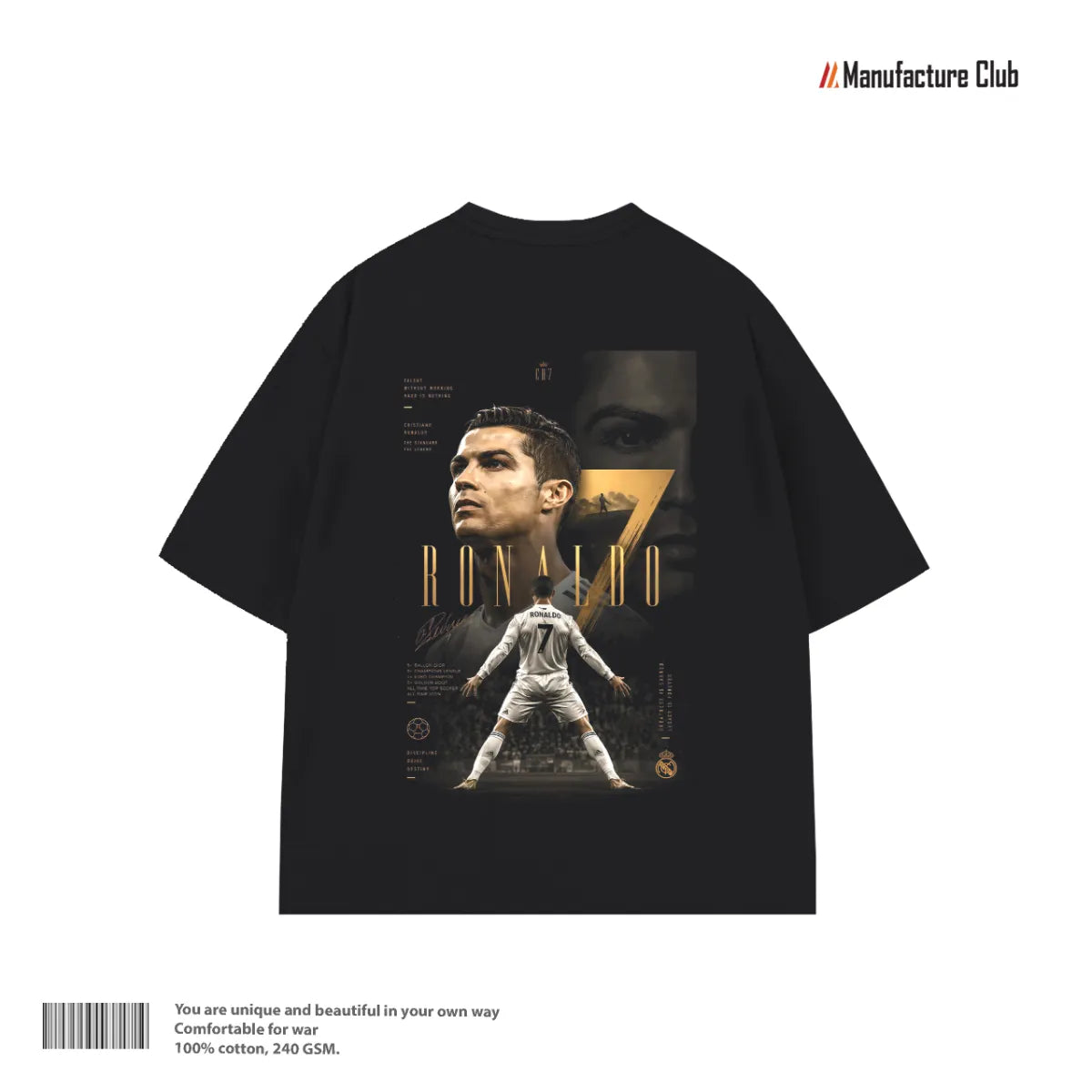 T-SHIRT / RONALDO CR7 GOLDEN MADRID ERA