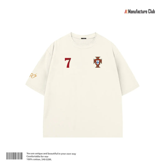 T-SHIRT / RONALDO 7 HERITAGE TYPOGRAPHY