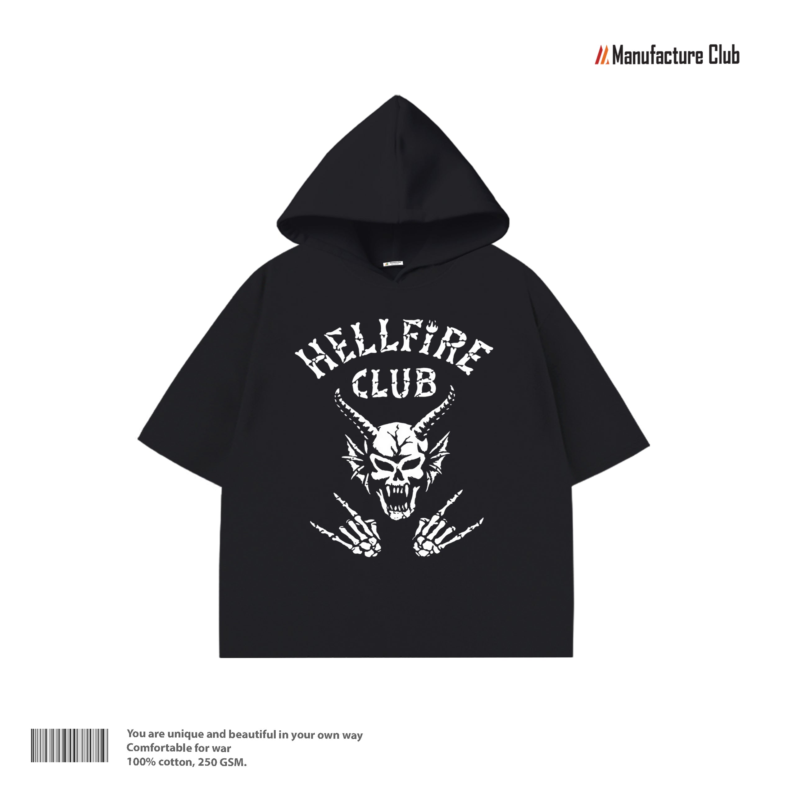 HALF HOODIE / HELLFIRE CLUB