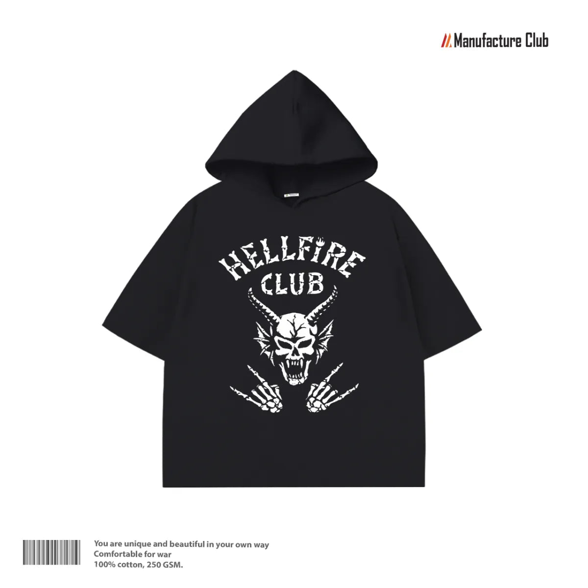 HALF HOODIE / HELLFIRE CLUB