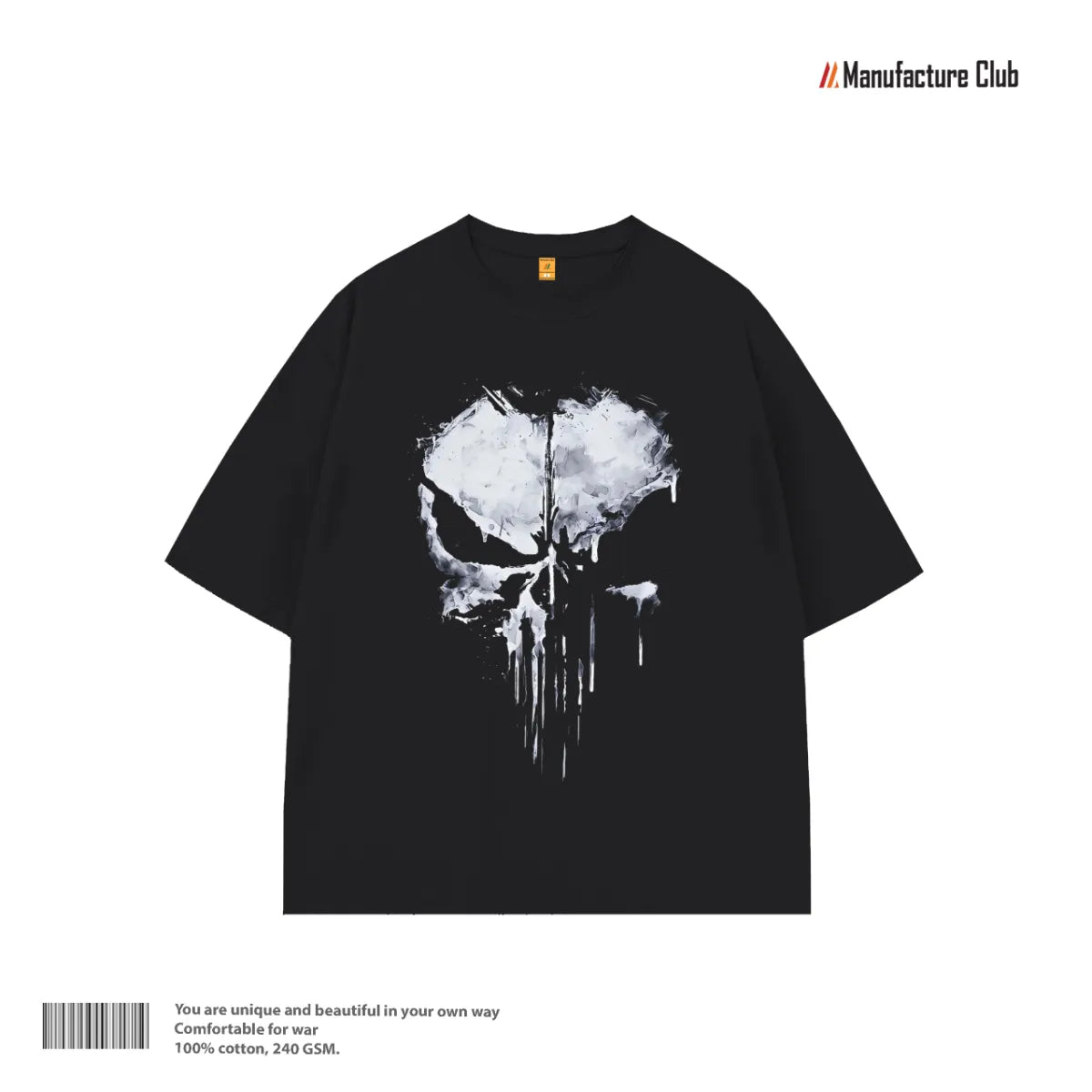 T-SHIRT / THE PUNISHER GRUNGE SKULL