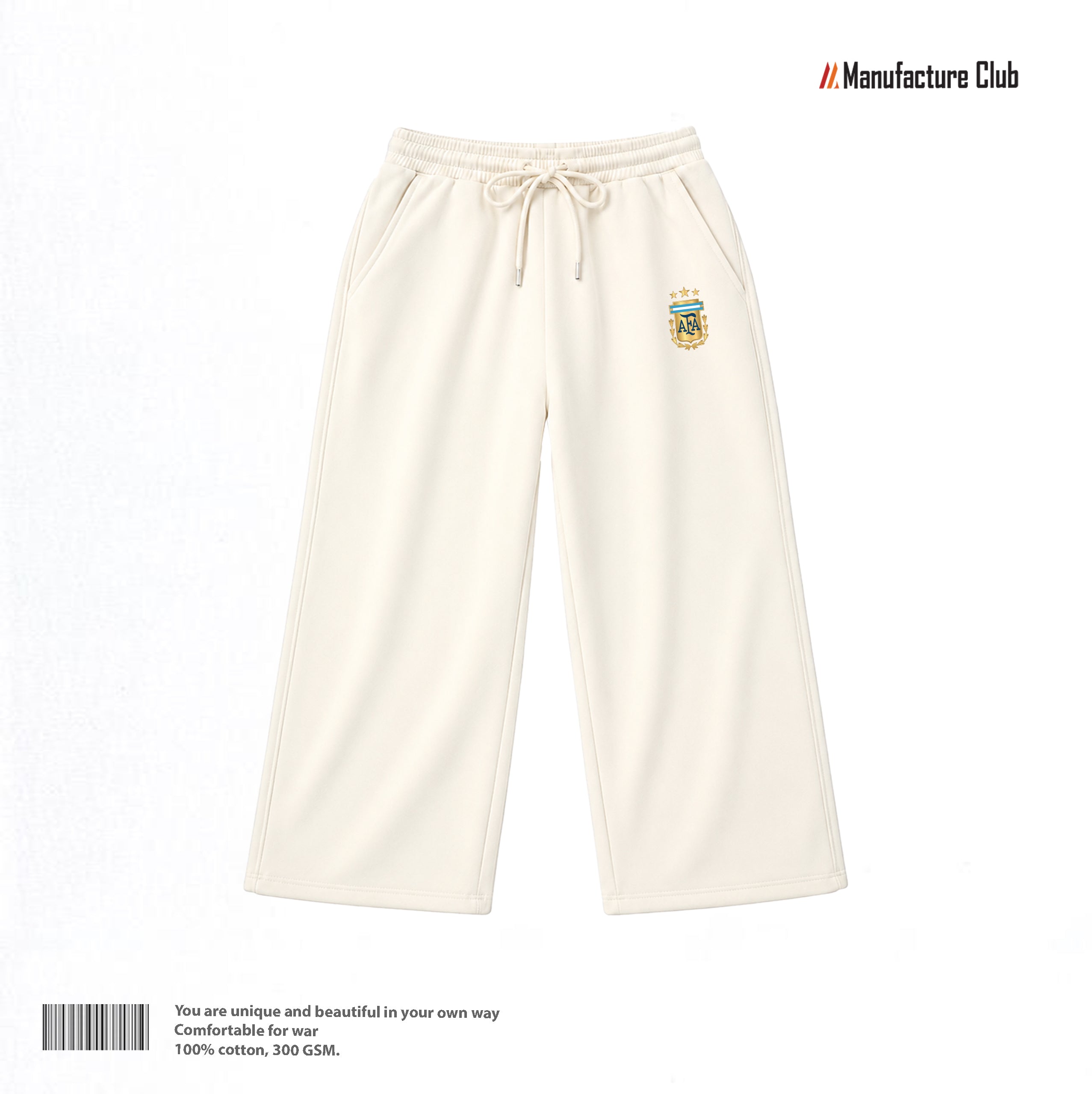 SWEATPANTS / AFA WHITE
