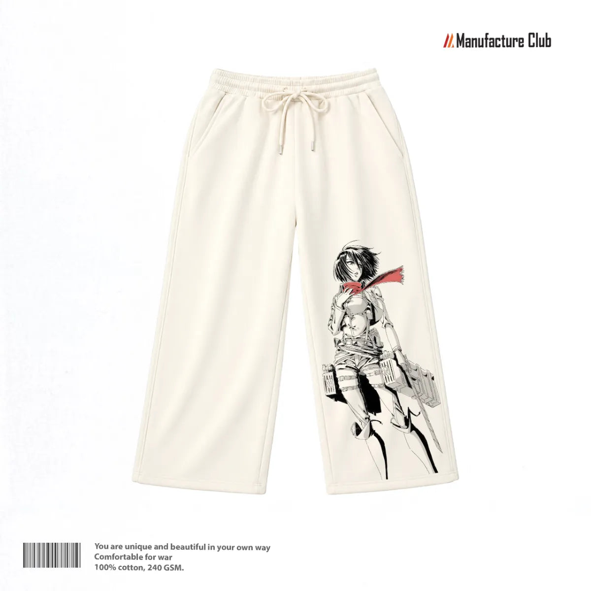 SWEATPANTS / ATTACK ON TITAN MIKASA RED SCARF