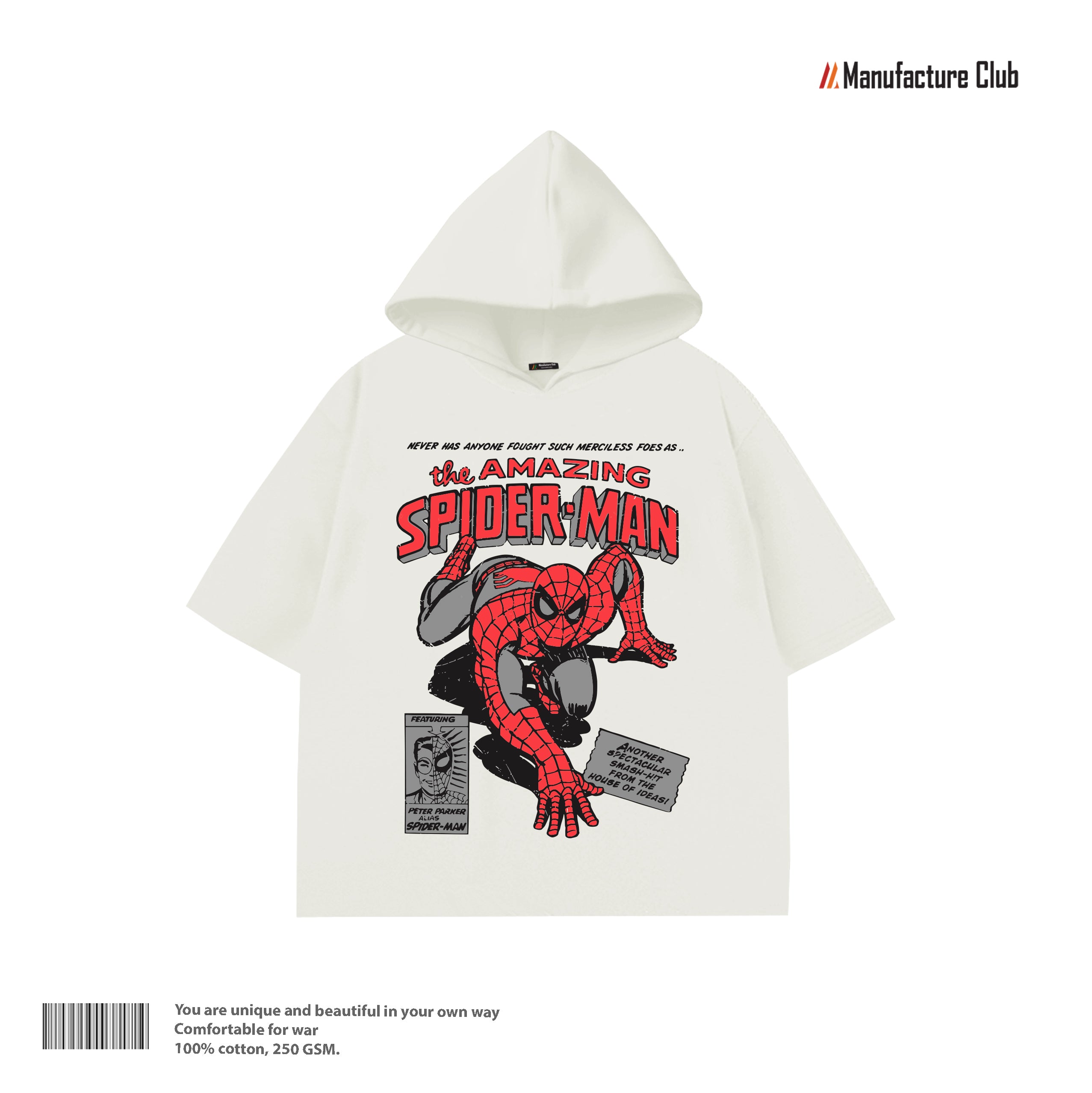 HALF HOODIE / AMAZING SPIDER-MAN COVER