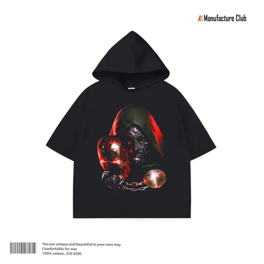 HALF HOODIE / DOCTOR DOOM IRON HELMET