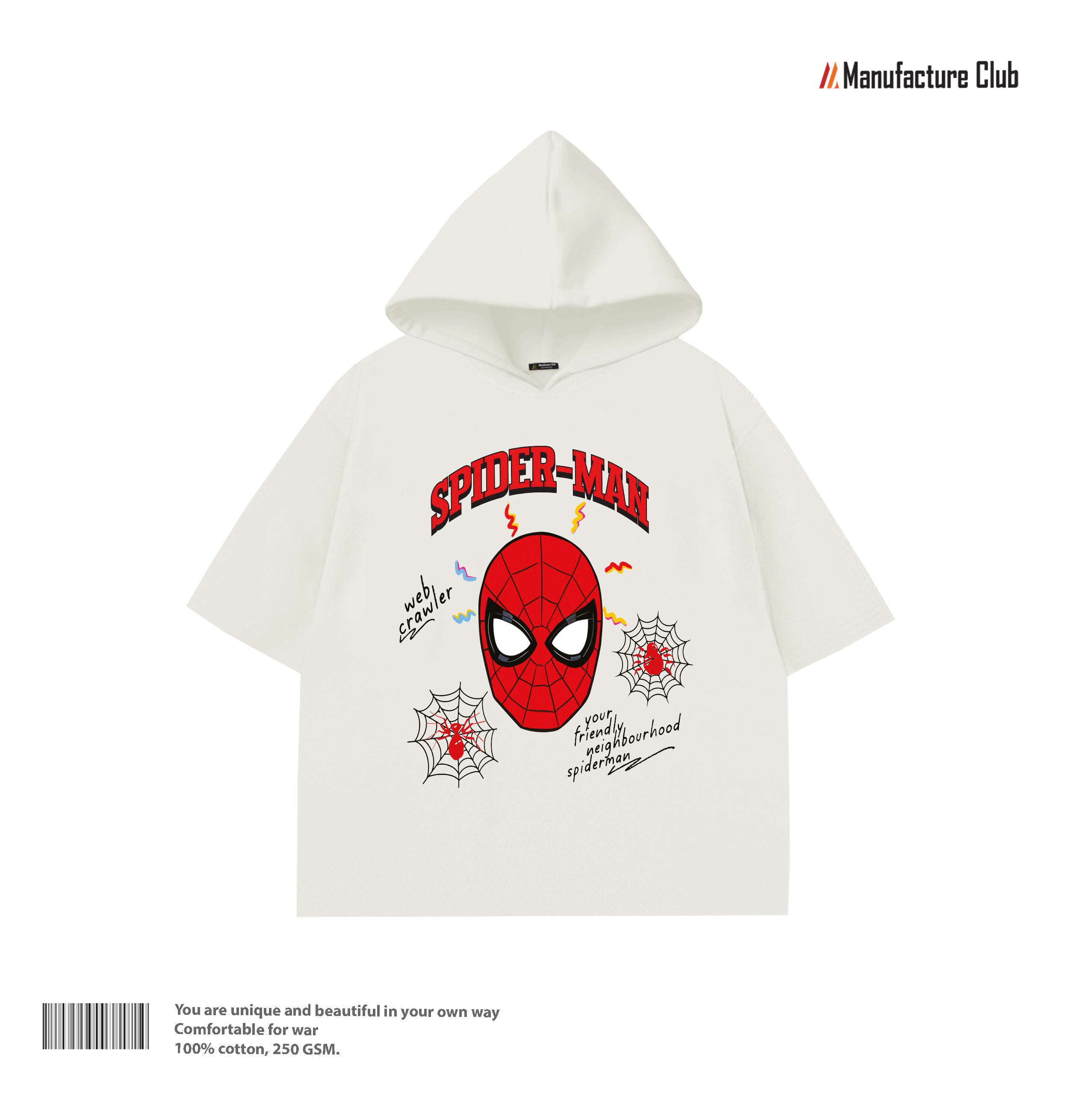 HALF HOODIE / FRIENDLY NEIGHBOURHOOD SPIDER