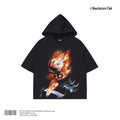 HALF HOODIE / GHOST RIDER FLAME SKULL
