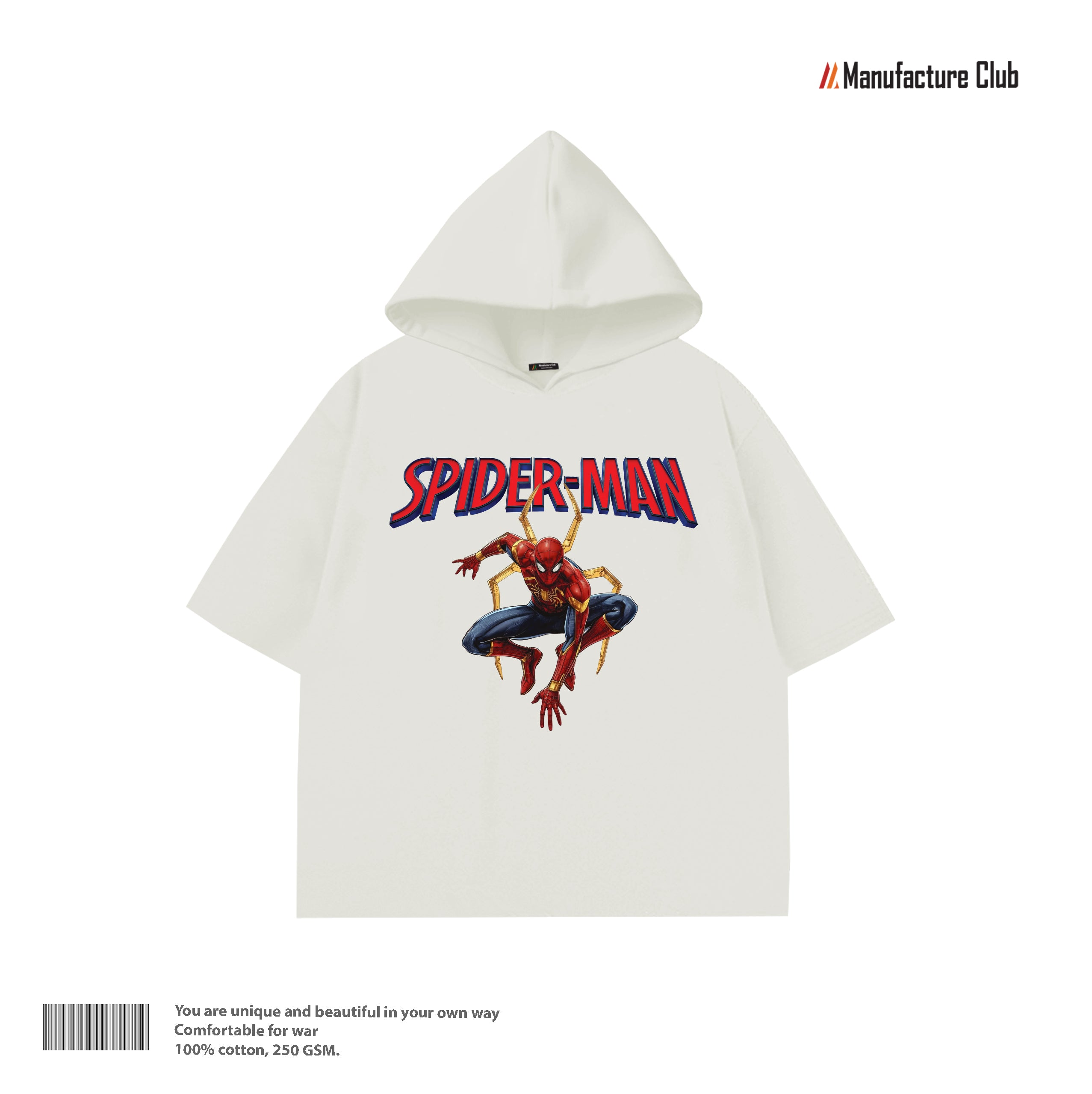 HALF HOODIE / IRON SPIDER CLASSIC