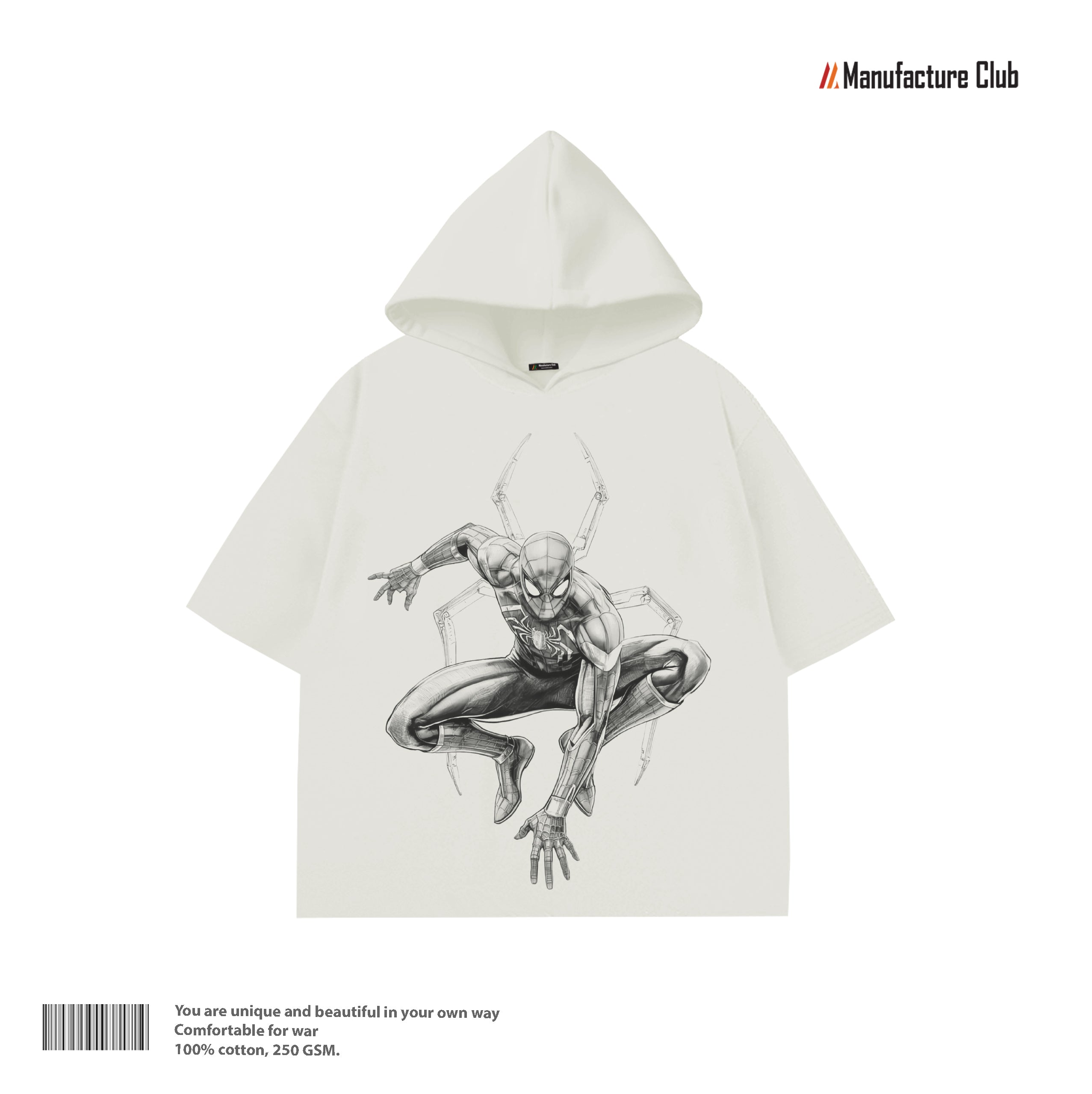 HALF HOODIE / IRON SPIDER SKETCH