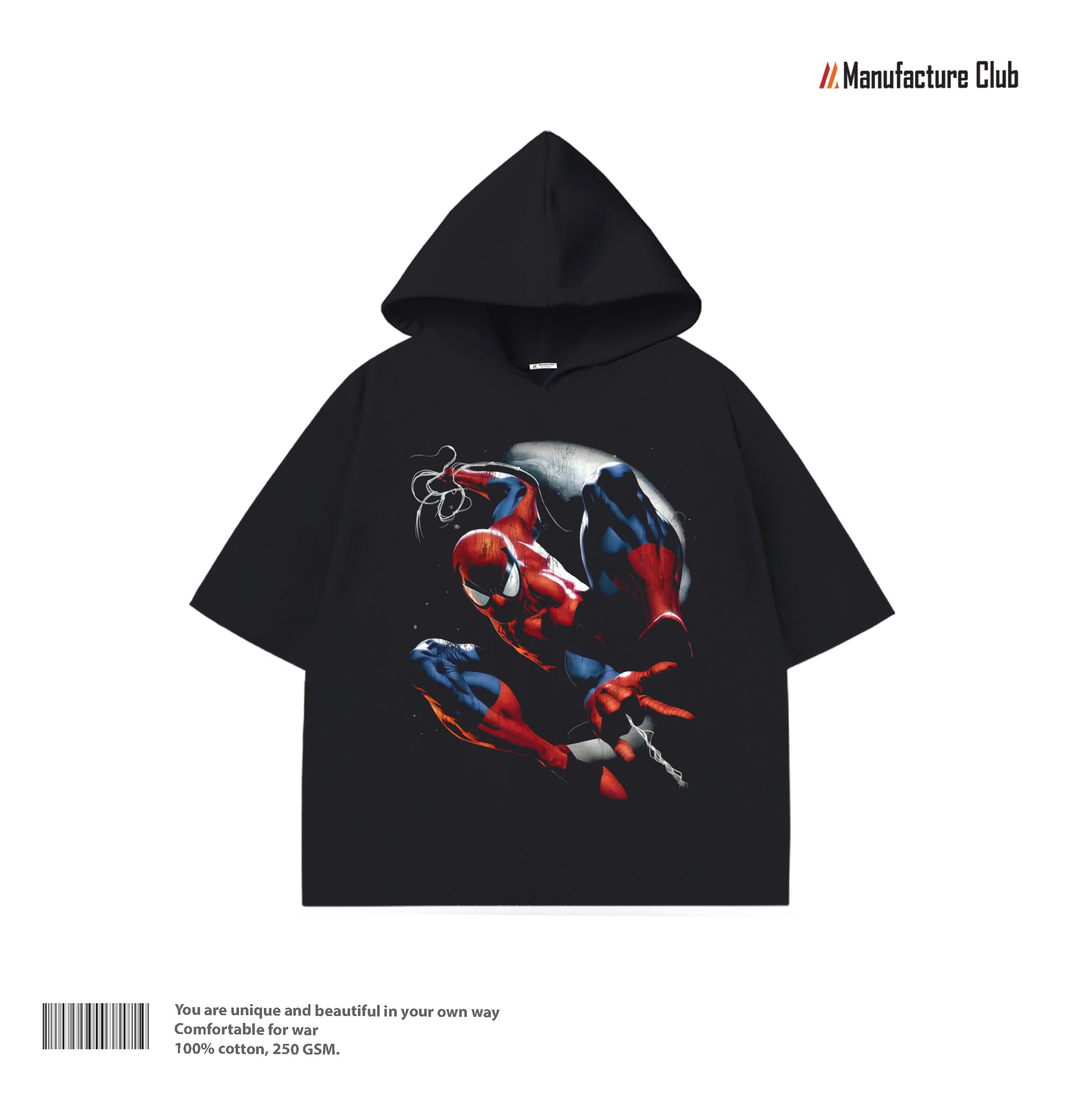 HALF HOODIE / SPIDER-MAN DYNAMIC WEB