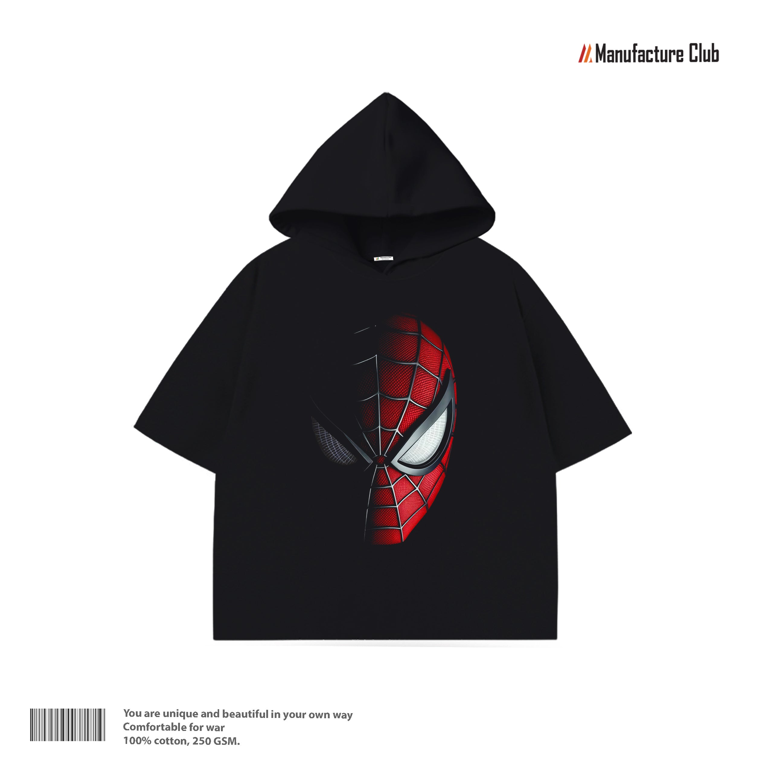 HALF HOODIE / SPIDER-MAN SHADOW MASK