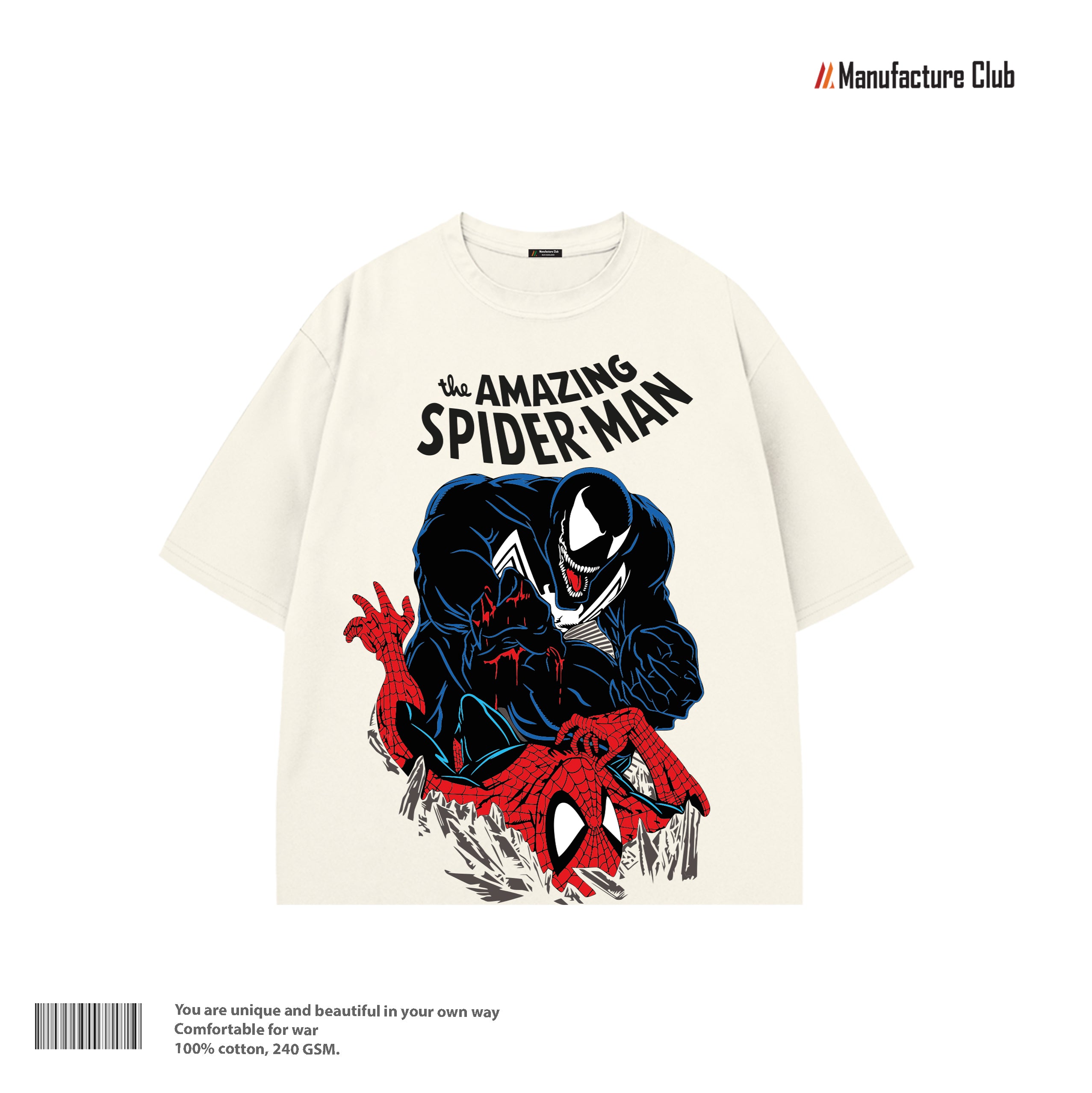 T-SHIRT / SPIDER-MAN VS VENOM RETRO COMIC