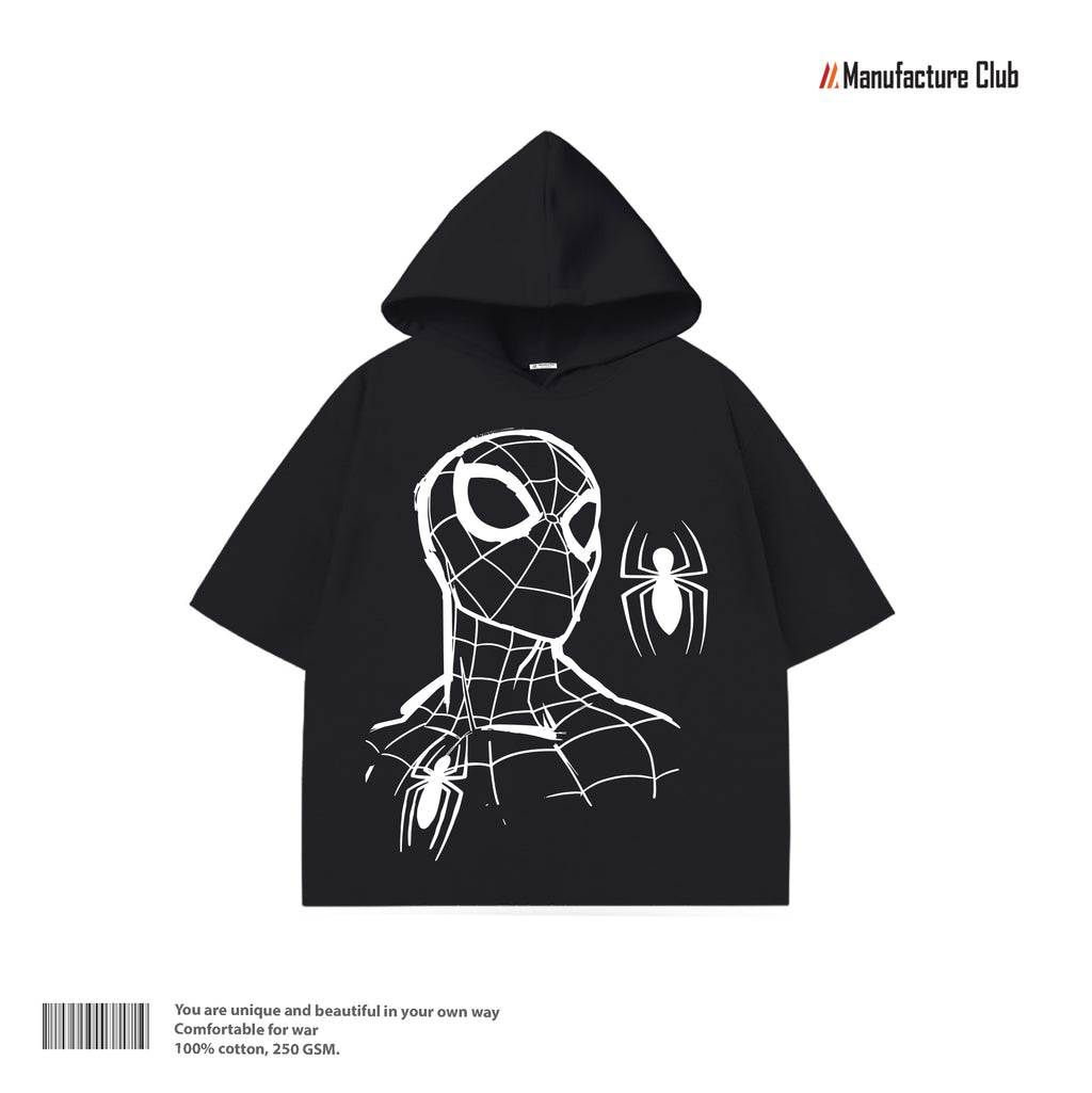 HALF HOODIE / SPIDER-MAN WHITE SKETCH