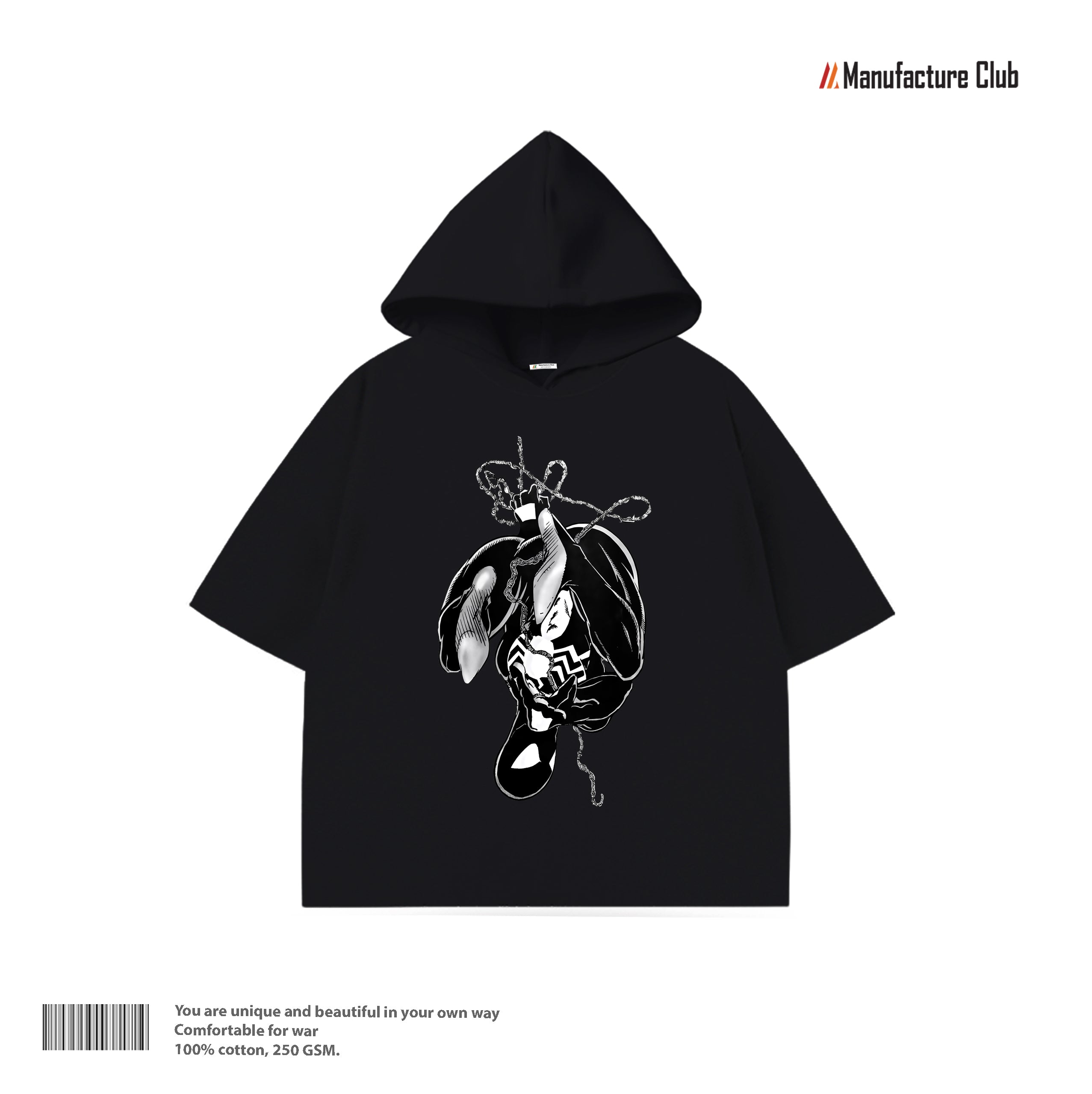HALF HOODIE / SYMBIOTE SPIDER UPSIDE DOWN