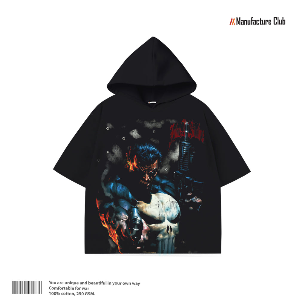 HALF HOODIE / MARVEL: THE PUNISHER SKULL
