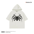 HALF HOODIE / TRIBAL SPIDER BLACK