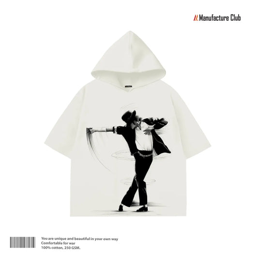 HALF HOODIE / MICHAEL JACKSON DANCE SPIN MOTION