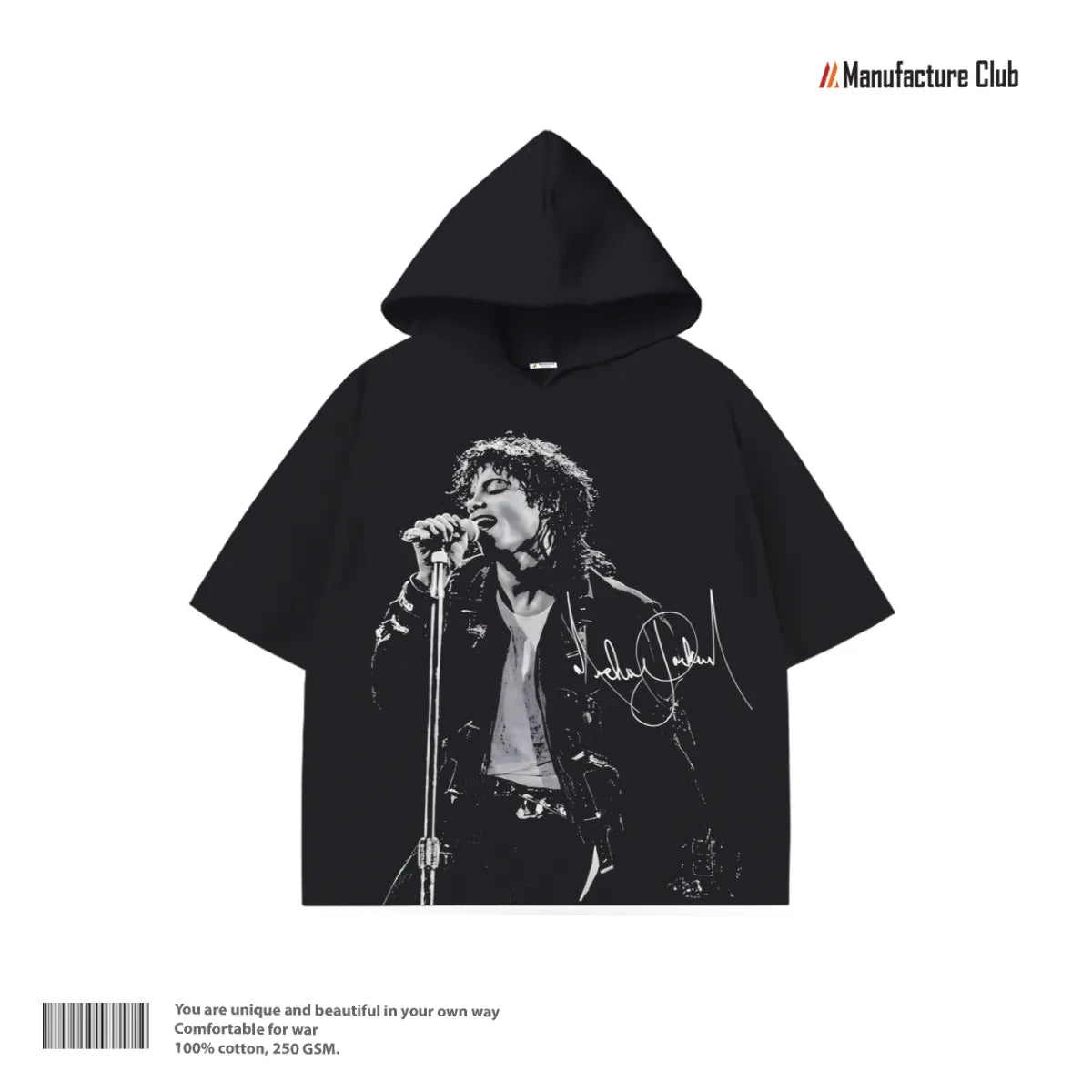 HALF HOODIE / MICHAEL JACKSON LIVE VOCAL SIGNATURE