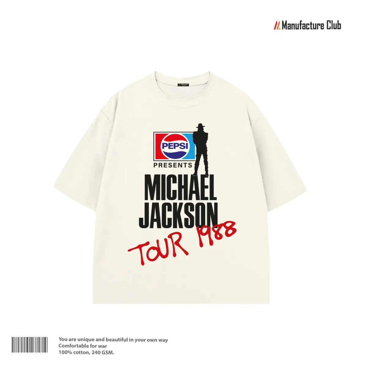 T-SHIRT / MICHAEL JACKSON PEPSI TOUR 1988