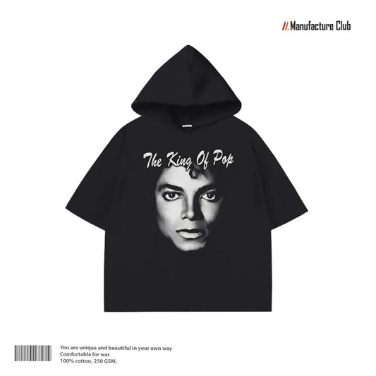HALF HOODIE / MICHAEL JACKSON THE KING OF POP PORTRAIT